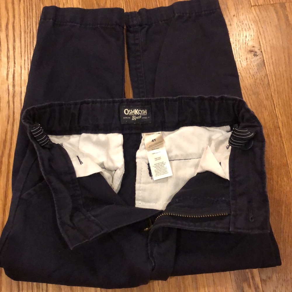 Oshkosh navy boy pants 4T - Picture 6 of 6